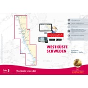 Westküste Schweden Båtsportkort Satz 3